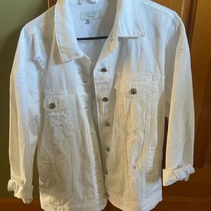 Just USA White Denim Jacket